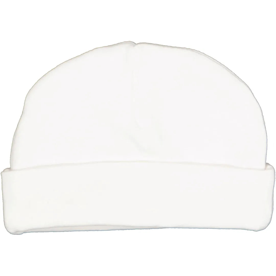 Witte babymuts met naam