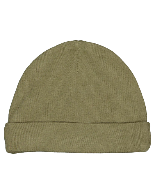 Groene babymuts met naam